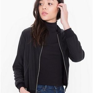 American Apparel - Amelia Bomber Jacket - SMALL